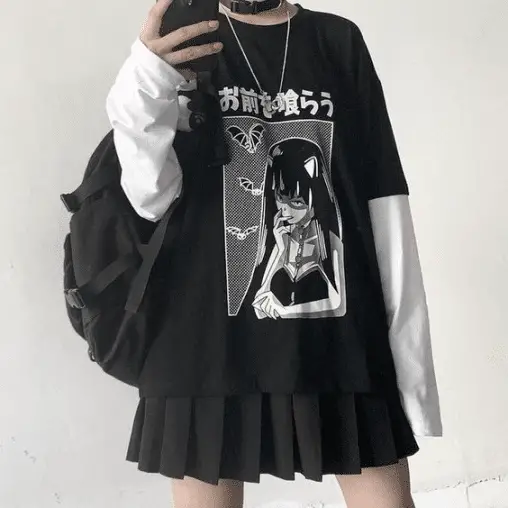 E-girl outfit